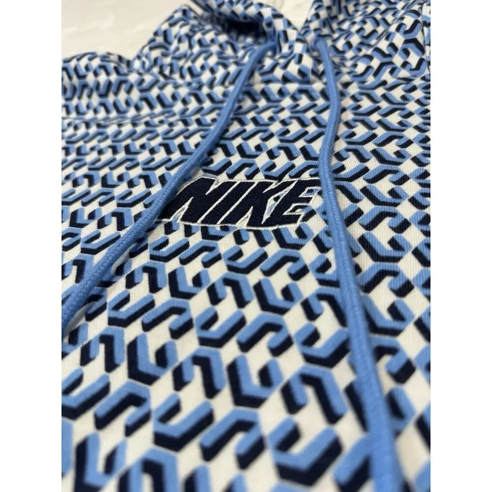 Nike Sportswear Blue& White Phoenix Fleece x Nike United Oversized Hoodie XS